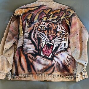 Tony Alamo Tiger 🐅 Denim Jacket